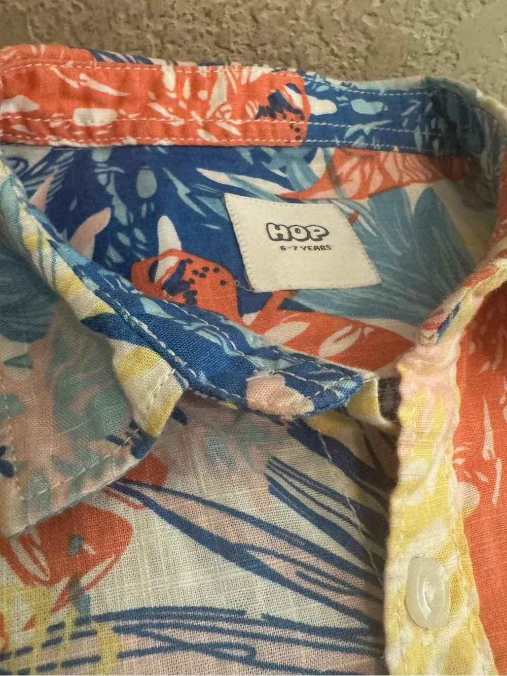 NWOT Hop Boys Tropical Camp Shirt